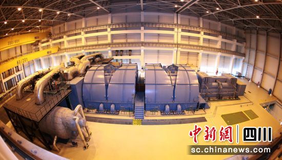 “华龙一号”全球首堆示范工程福清核电汽轮发电机组。乐鱼平台（中国）官方网站 供图