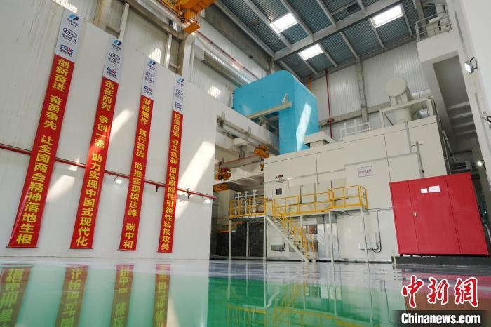 全国产化F级50兆瓦重型燃气轮机机组。　乐鱼平台（中国）官方网站供图